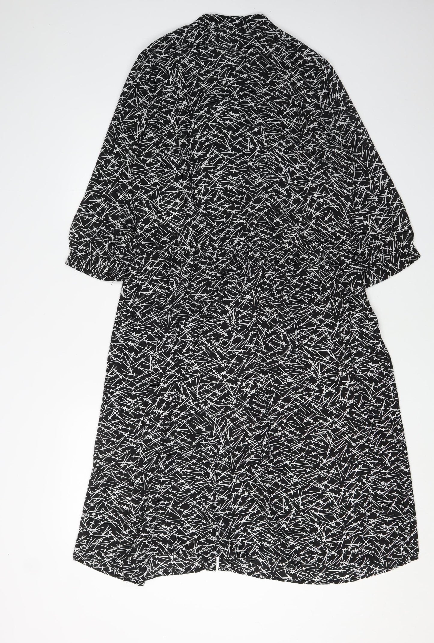 Jacqueline de Yong Women's Black Shirt Dress Size 8