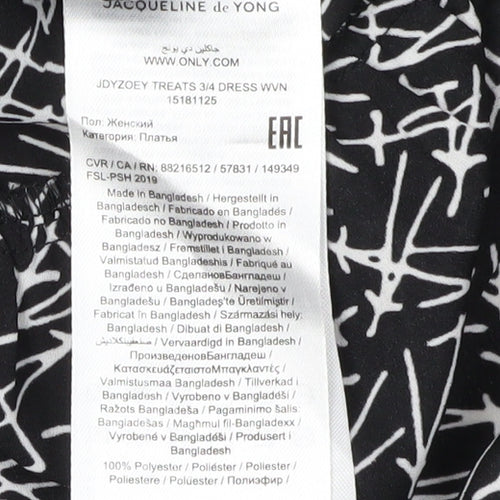 Jacqueline de Yong Women's Black Shirt Dress Size 8