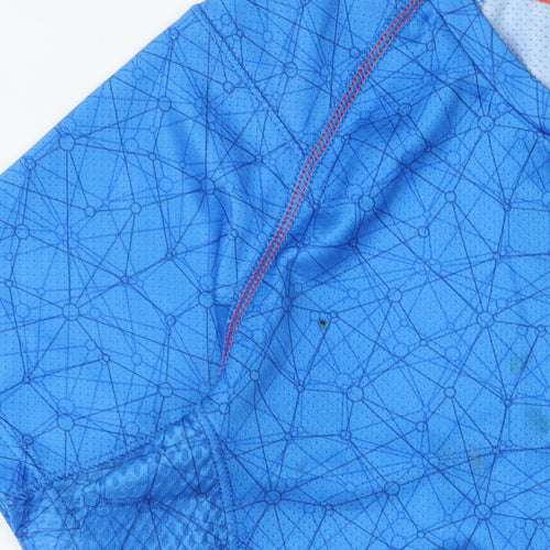 Karrimor Boys Blue Running T-Shirt 9-10 Years - Geometric Pattern