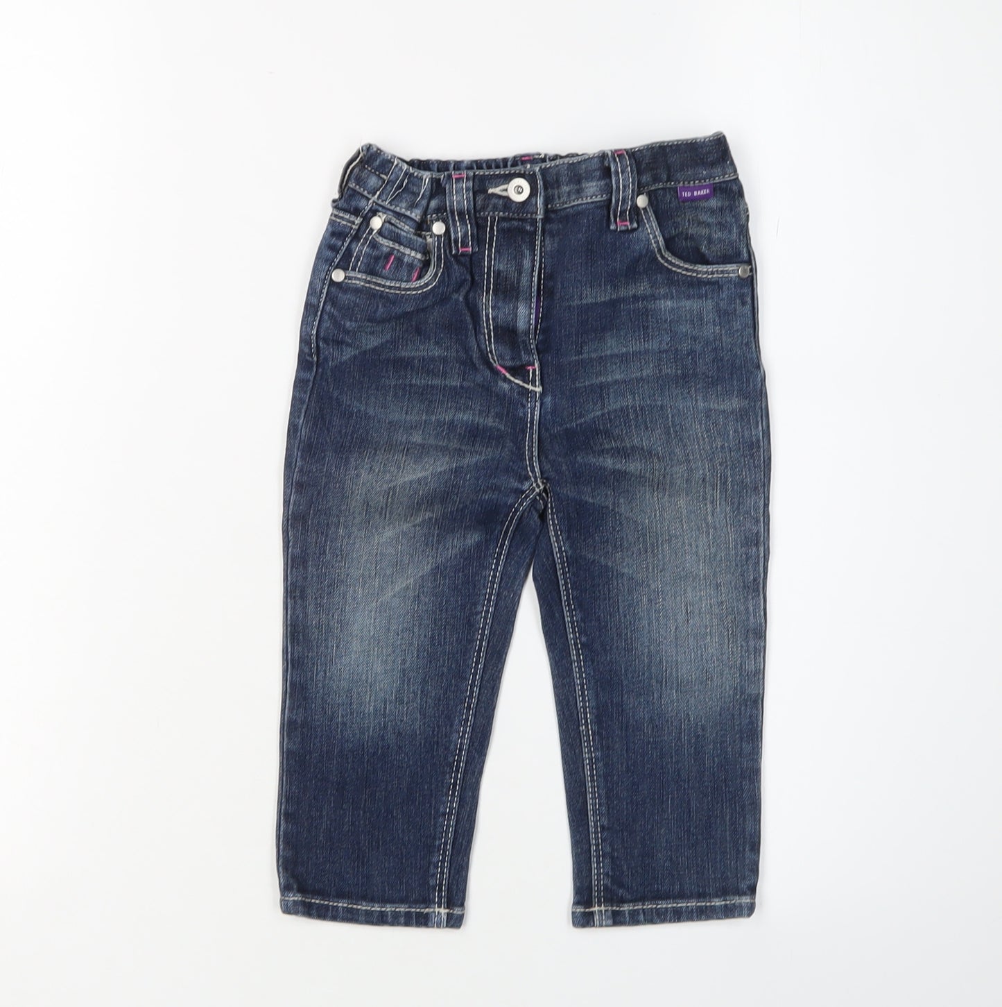 Ted Baker Girls Blue Jeans 18 Months Casual Denim