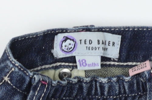 Ted Baker Girls Blue Jeans 18 Months Casual Denim