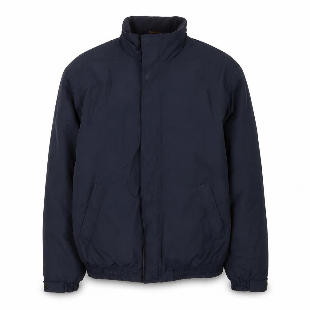 Front view of Joseph Turner Men's Blue Puffer Jacket, size L