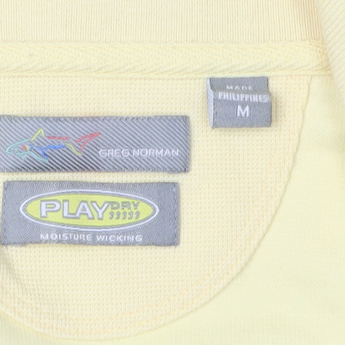 Greg Norman Yellow Sleeveless Polo Shirt for Women