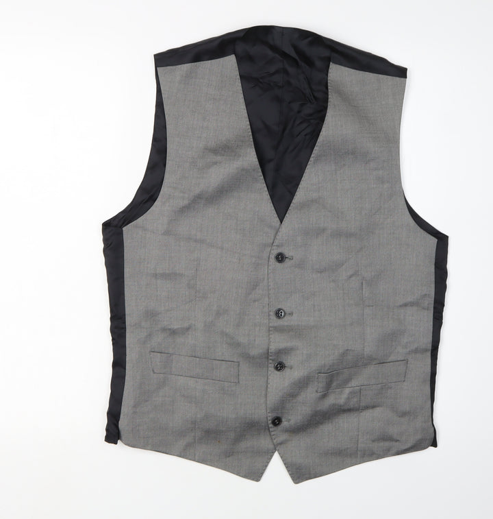 Ben Sherman Men's Grey Suit Waistcoat, size 38 Chest.