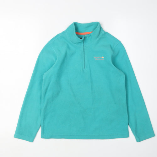 Regatta Girls Blue Fleece Sweatshirt 9-10 Years