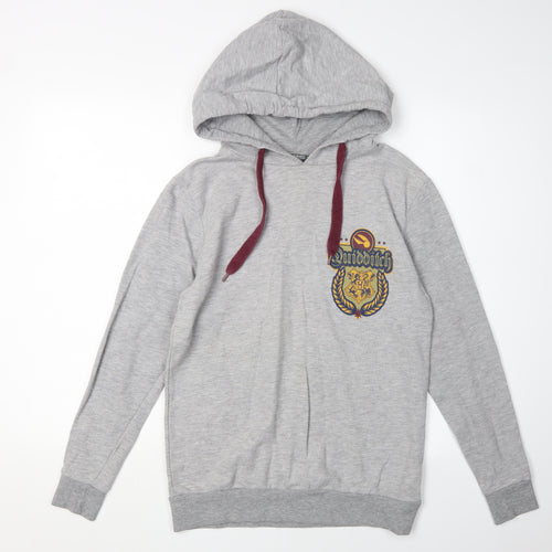 Harry Potter Grey Quidditch Pullover Hoodie - Unisex Size 8