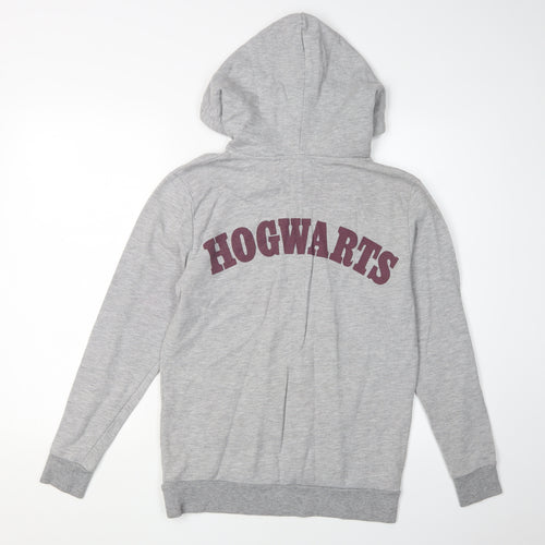 Harry Potter Grey Quidditch Pullover Hoodie - Unisex Size 8