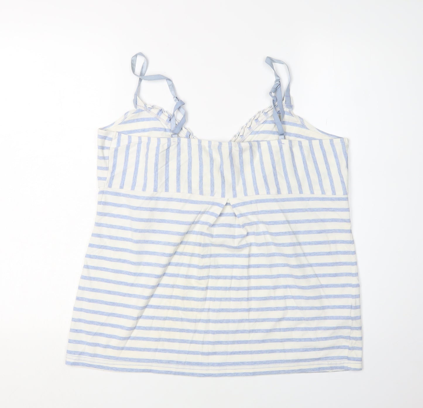 Long Tall Sally Women's Striped Tank, Size M, V-Neck