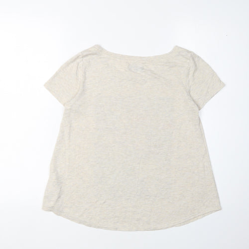 Abercrombie & Fitch Women's Beige T-Shirt S Casual