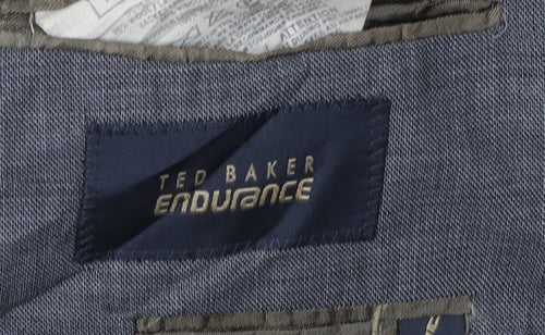 Ted Baker Men’s Grey Wool Cashmere Blazer 38R
