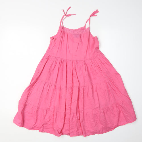 Mini Boden Pink A-Line Dress for Girls 9-10Y