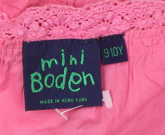 Mini Boden Pink A-Line Dress for Girls 9-10Y