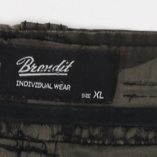 Brandit Men's XL Camouflage Cargo Trousers