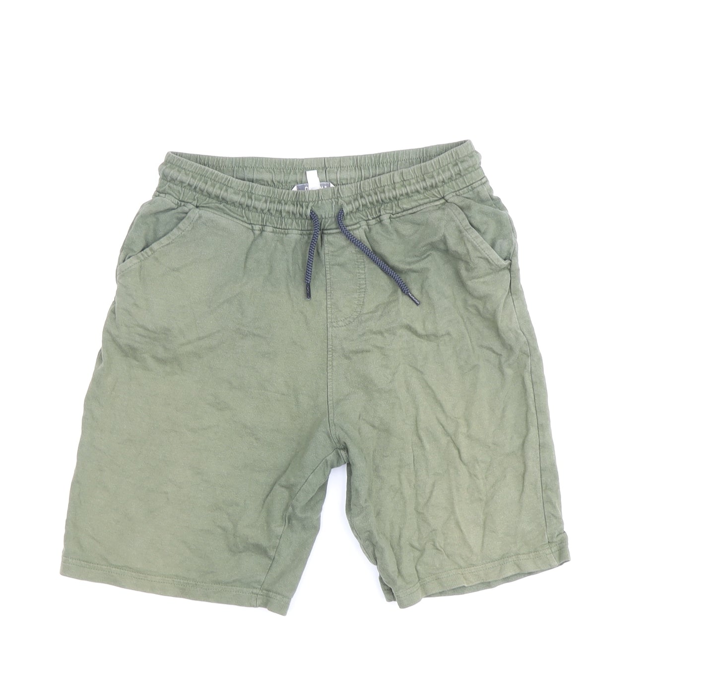 Urban Outlaws Boys Green Drawstring Cargo Shorts 12-13 Yrs
