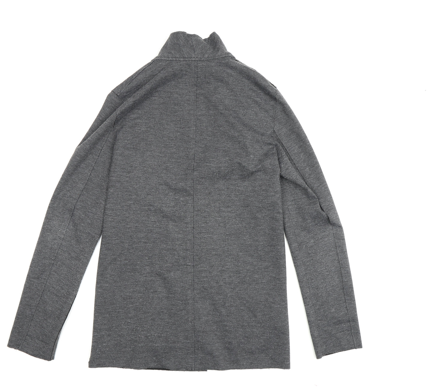 Topshop Women's Grey Mid-Length Jacket, Size 8