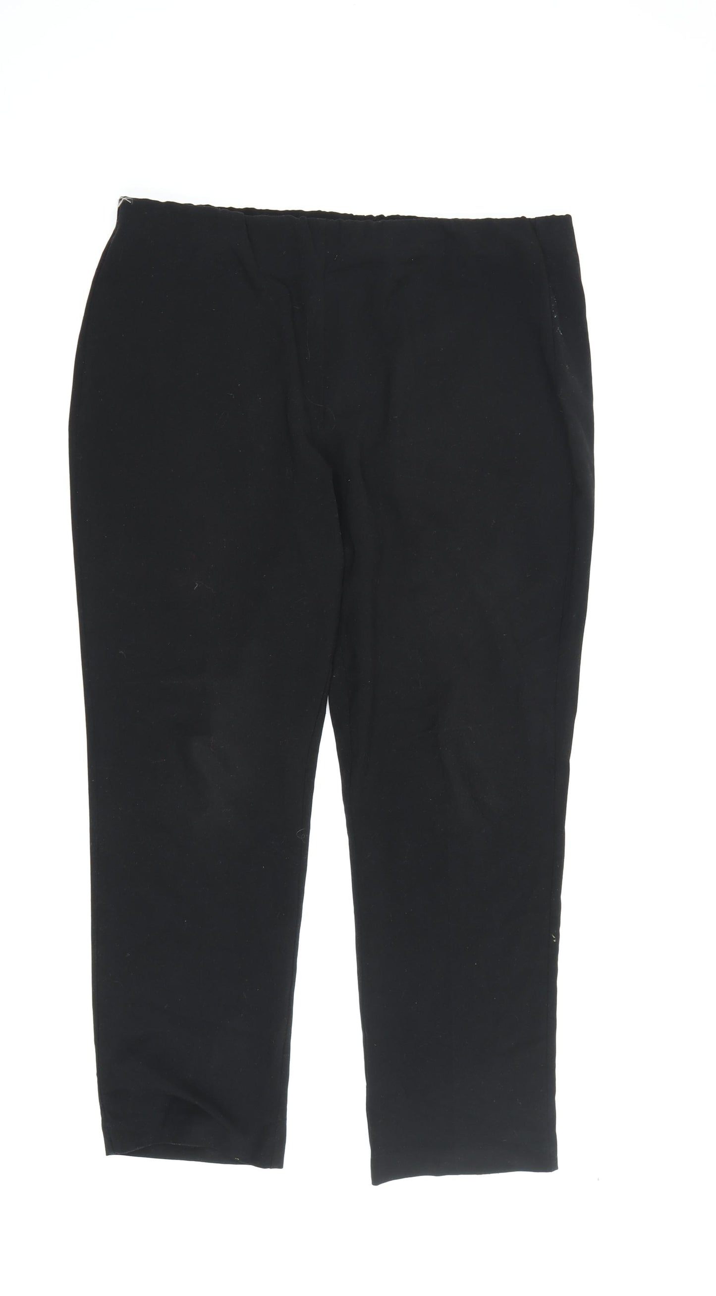Women's Black Skinny Trousers, Size Value, Polyester Blend