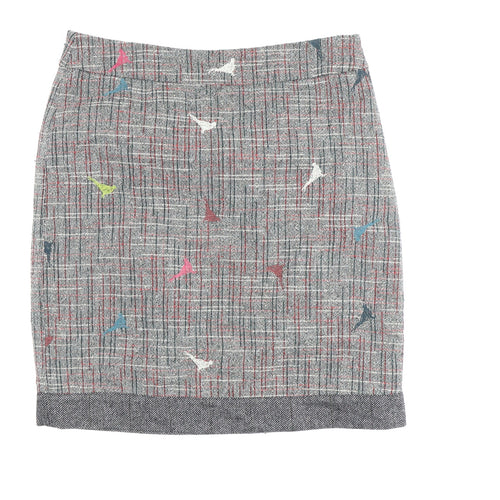 White Stuff Women's Multicoloured Tweed Skirt Size 10