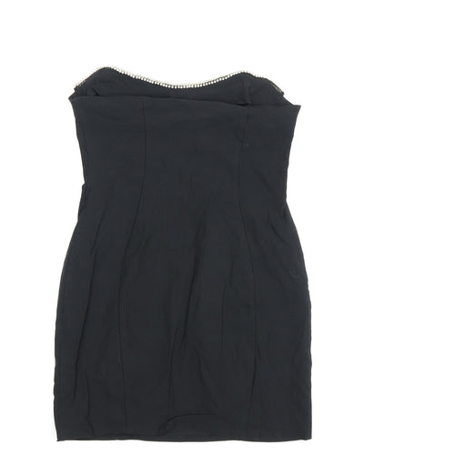 ASOS DESIGN Women's Black Bodycon Dress Size 10