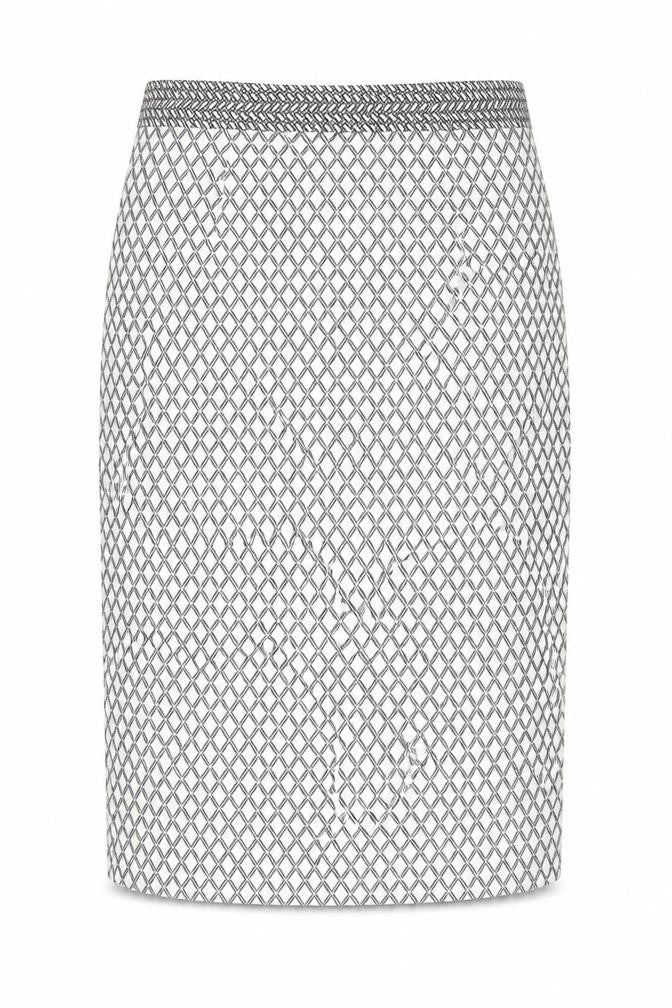 Marks and Spencer Women’s Black Geometric Pencil Skirt