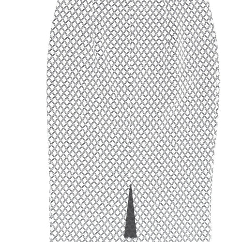 Marks and Spencer Women’s Black Geometric Pencil Skirt