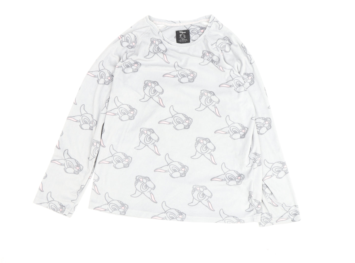 Disney Women’s Bambi Pyjama Top Long Sleeve White S