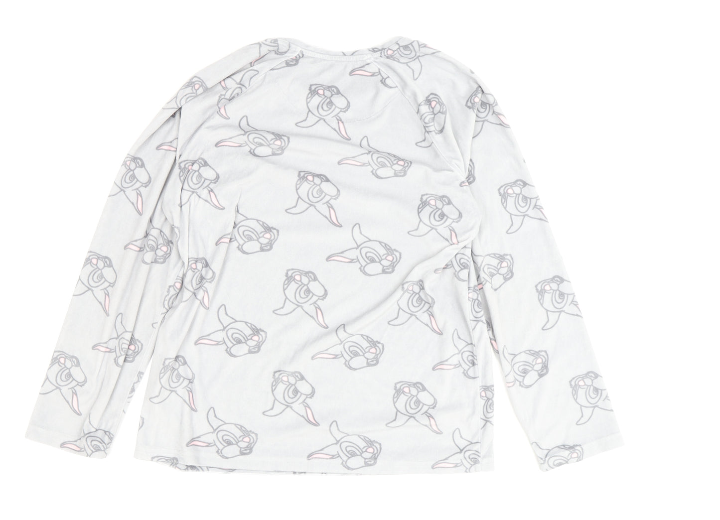 Disney Women’s Bambi Pyjama Top Long Sleeve White S