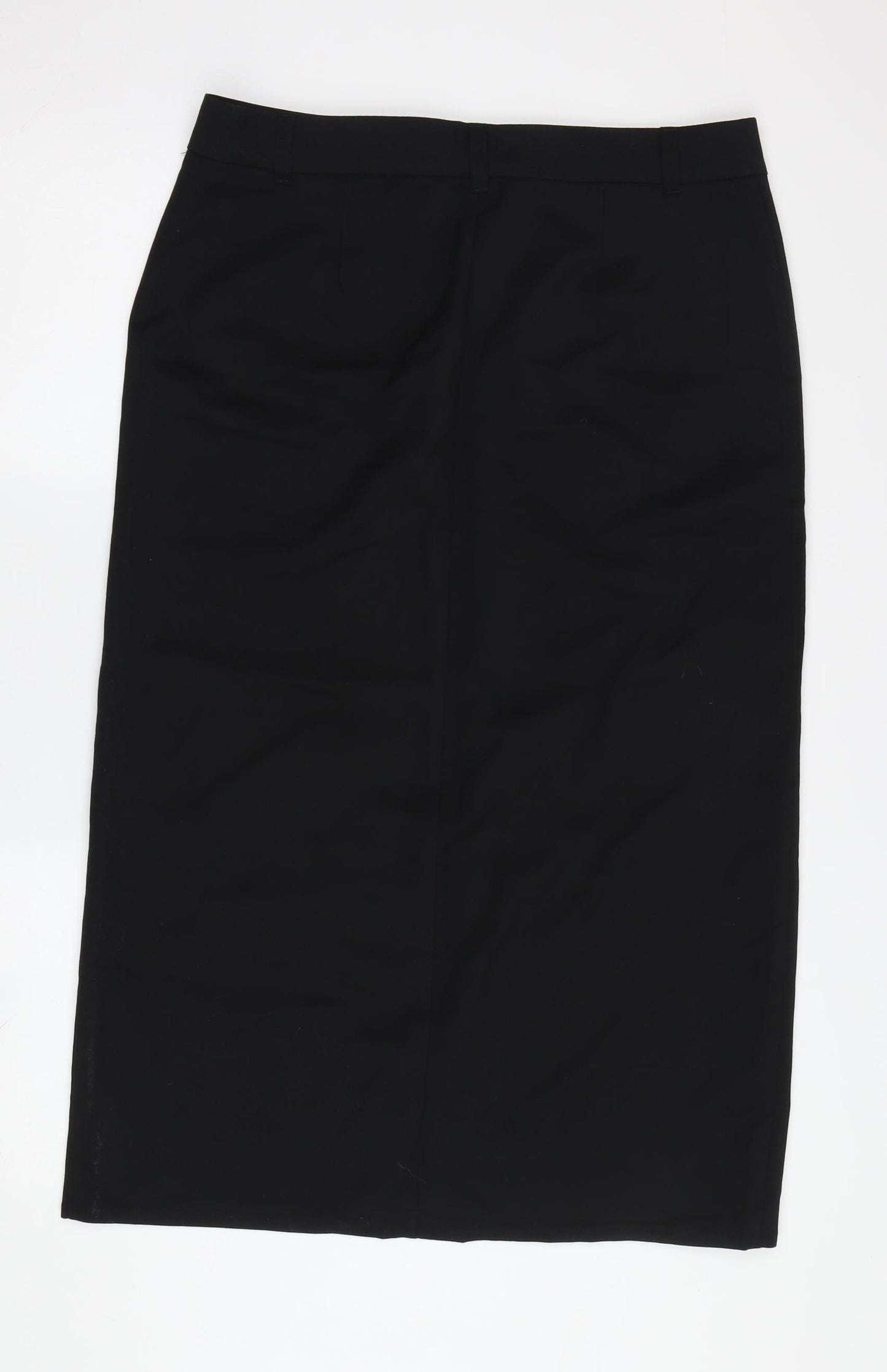H&M Women's Black Midi Pencil Skirt Size 14