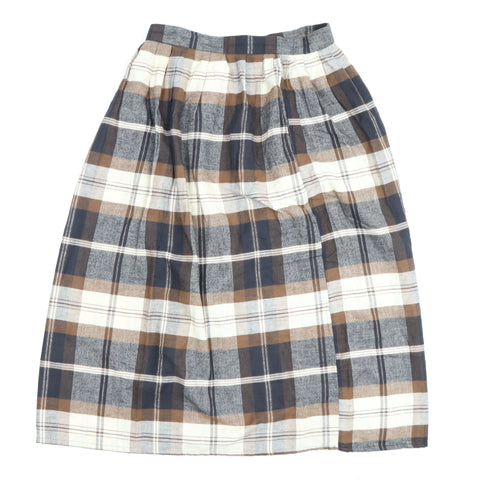 Cavalier Women's Plaid Midi Skirt - Size 12
