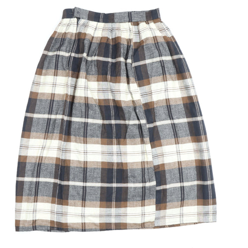 Cavalier Women's Plaid Midi Skirt - Size 12