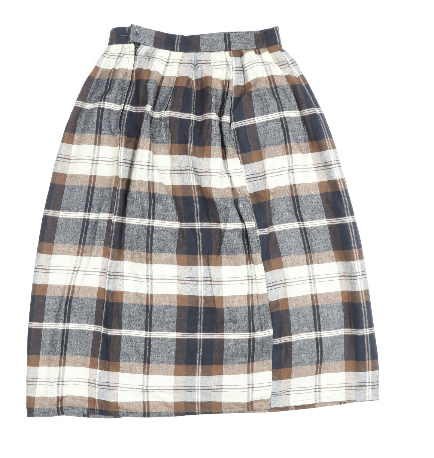Cavalier Women's Plaid Midi Skirt - Size 12