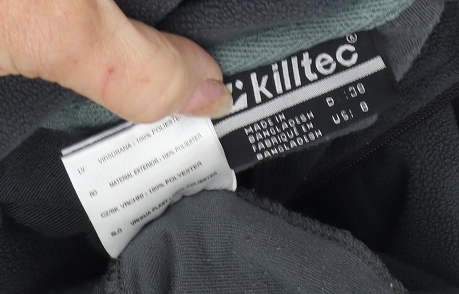 Killtec Unisex Grey Pullover Sweatshirt, Size 12