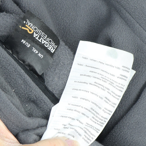 Regatta Men's Grey 4XL Fleece Jacket with Full Zip