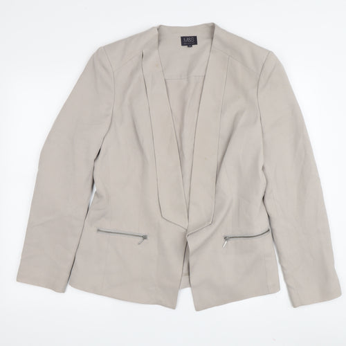 Marks and Spencer Women's Beige Blazer Size 12