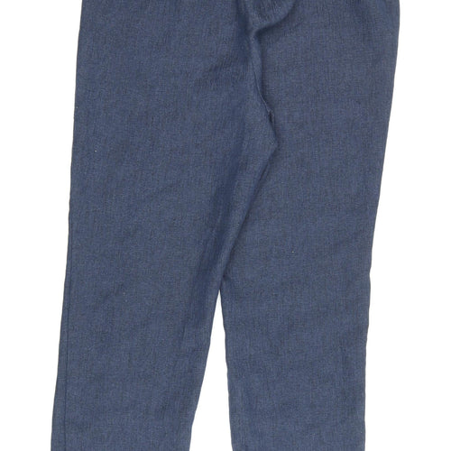Honor Millburn Women's Blue Cropped Trousers, Size 14, Casual
