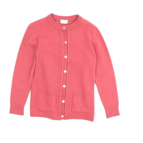 Cotswold Collections Women's Red Cardigan, L, Merino Cashmere