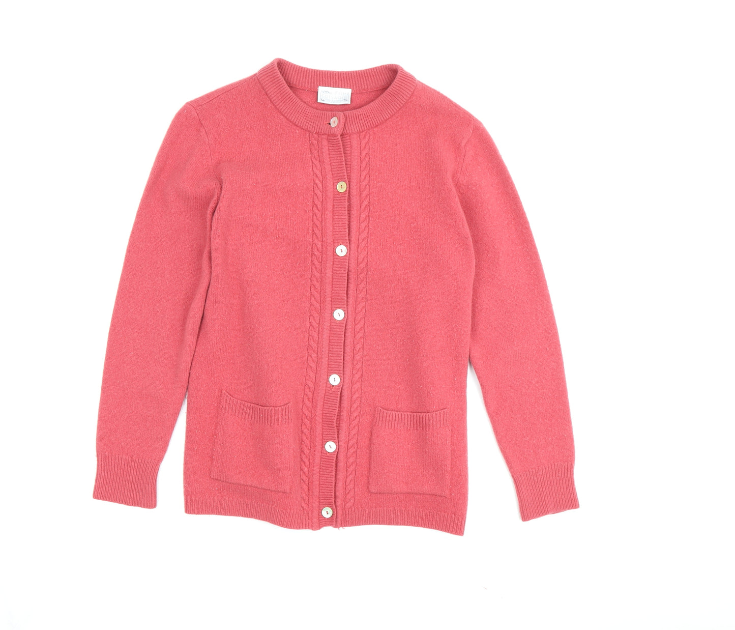 Cotswold Collections Women's Red Cardigan, L, Merino Cashmere