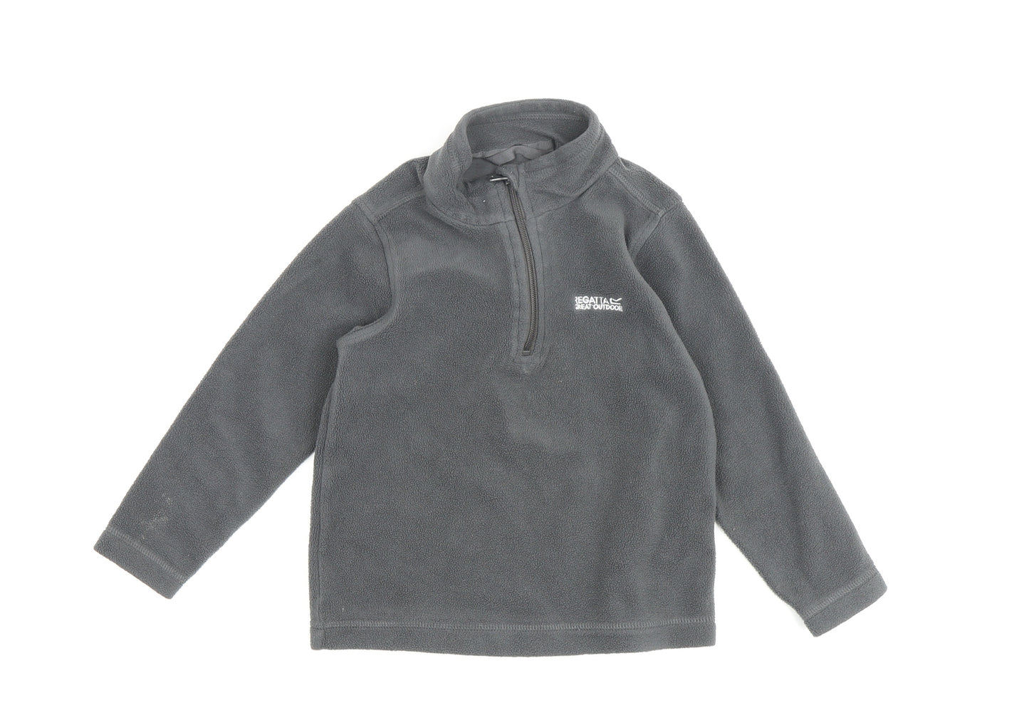Regatta Boys Grey Fleece 1/2 Zip Sweatshirt, Size 6 Years