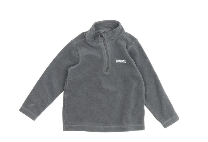 Regatta Boys Grey Fleece 1/2 Zip Sweatshirt, Size 6 Years