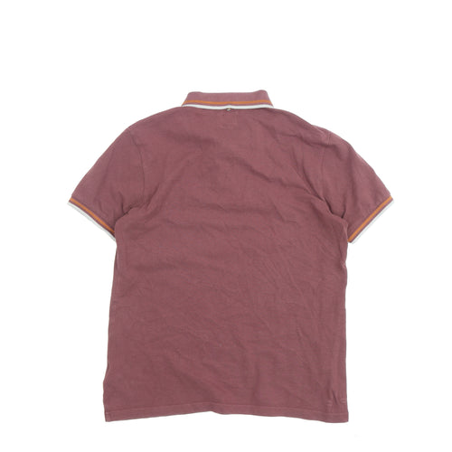Gongshow Men's Red Polo Shirt M Collared Casual