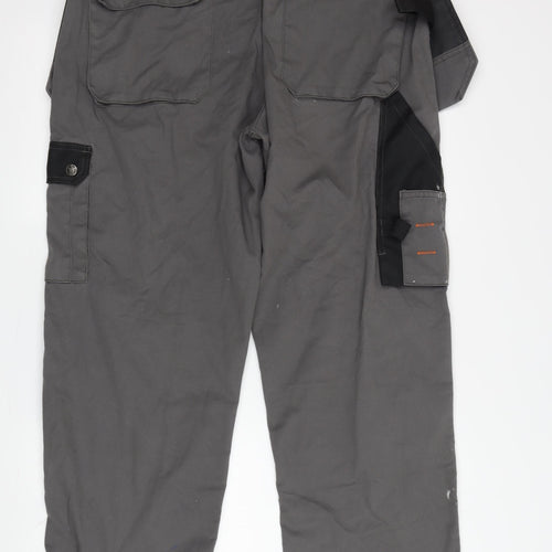 Scruffs Men's Grey Cargo Work Trousers 34 Regular