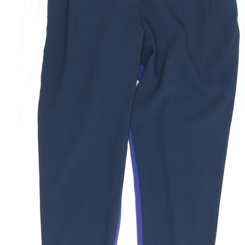 French Connection Women's Blue Cropped Trousers Size 10
