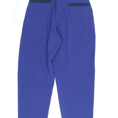 French Connection Women's Blue Cropped Trousers Size 10