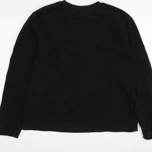 MP Men's Black Pullover Sweatshirt Logo Fleece XL