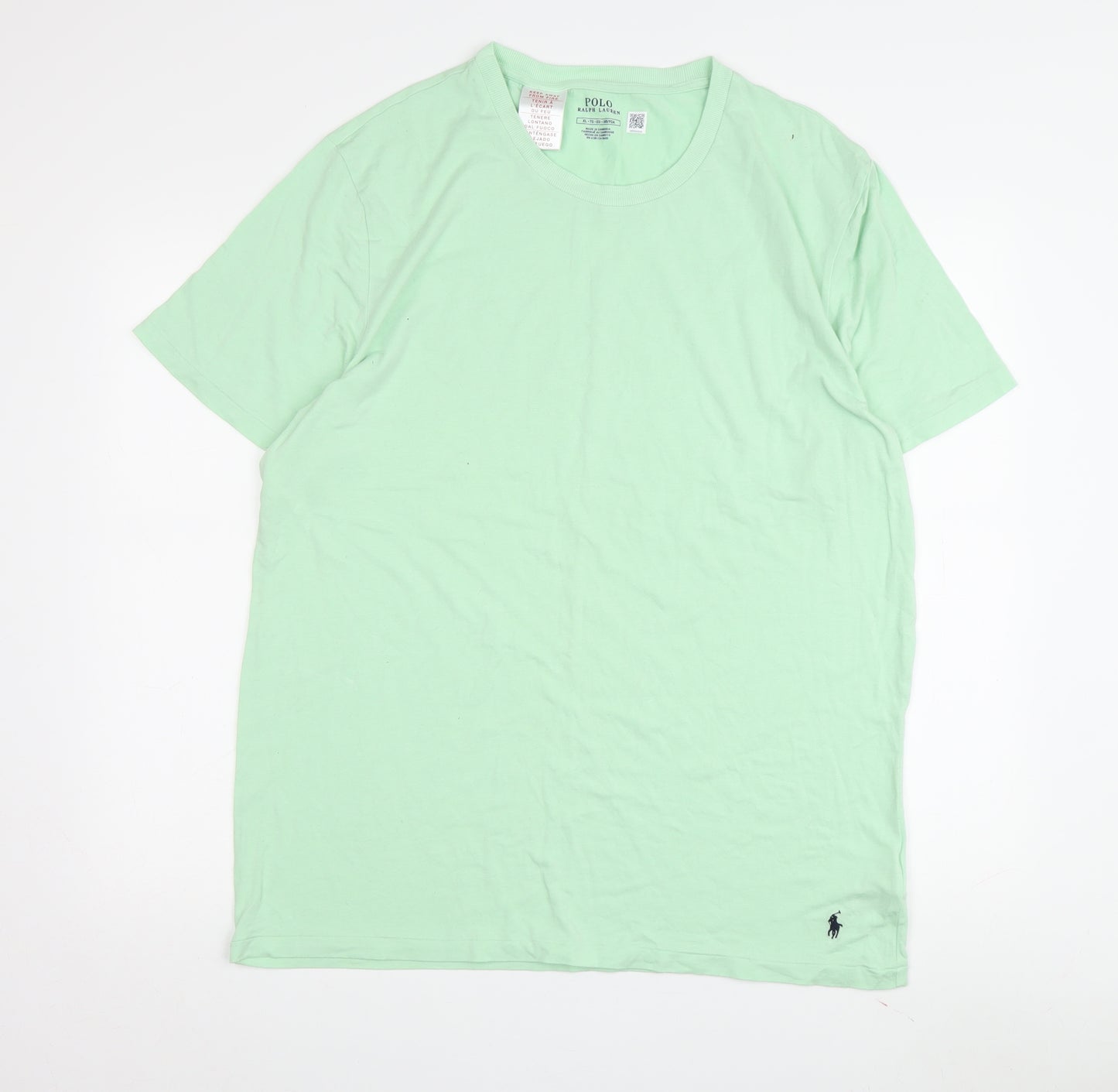 Polo Ralph Lauren Men's Green XL Solid T-Shirt