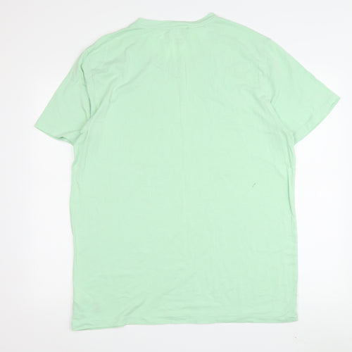 Polo Ralph Lauren Men's Green XL Solid T-Shirt