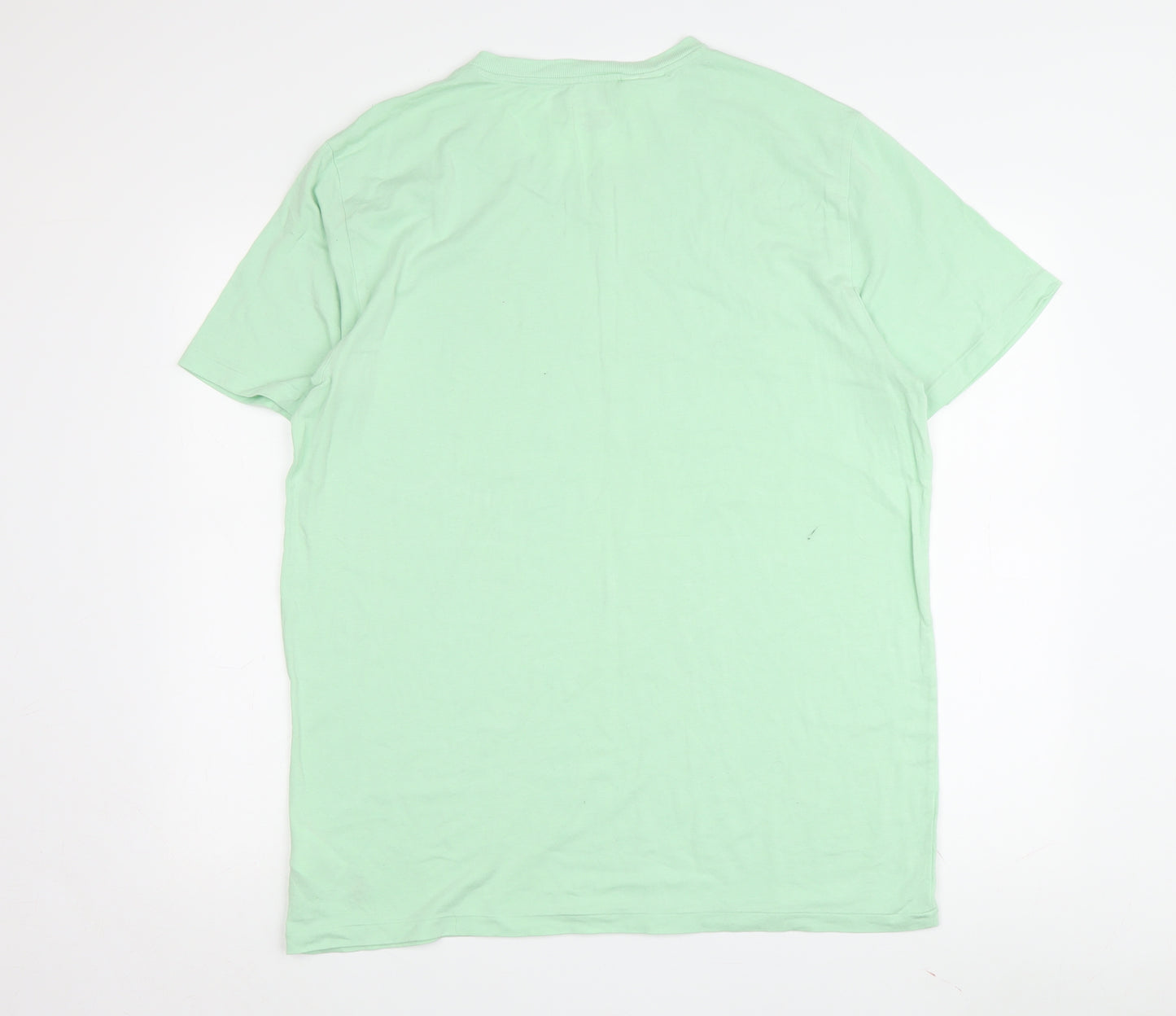 Polo Ralph Lauren Men's Green XL Solid T-Shirt