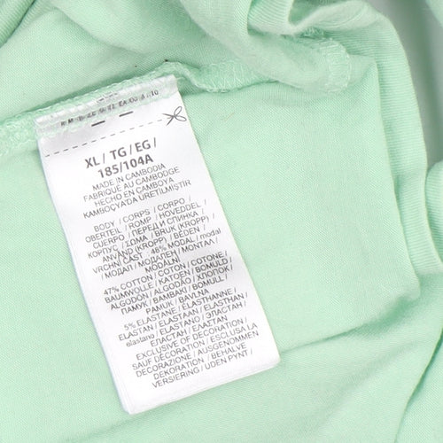 Polo Ralph Lauren Men's Green XL Solid T-Shirt
