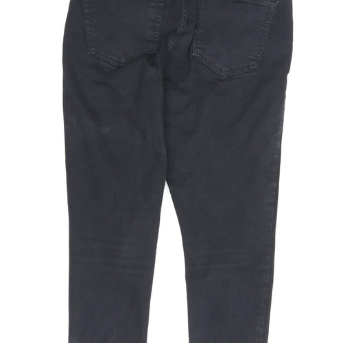 Topshop Women's Black Skinny Jeans Size 12 Stretch