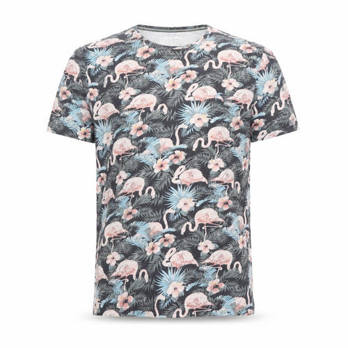 Racing Green Men's Multicoloured Flamingo T-Shirt M
