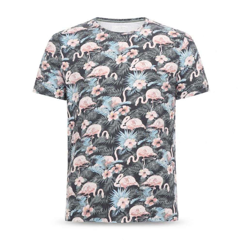 Racing Green Men's Multicoloured Flamingo T-Shirt M